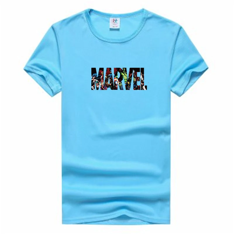 

New Fashion men casual t-Shirt men cotton short sleeves 100% Casual male tshirt marvel t shirts men tops tees Free shipping