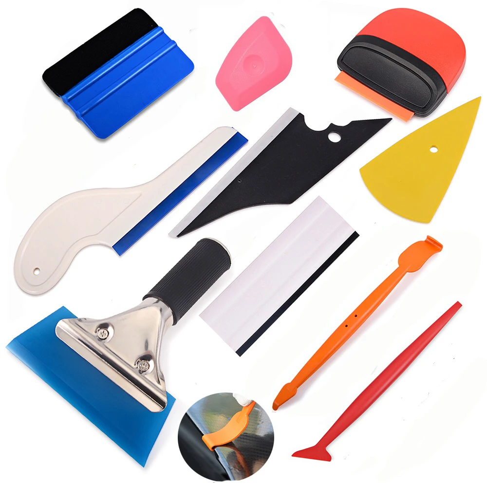 

FOSHIO Window Tint Tool Set Carbon Foil Tinting Magnet Squeegee Vinyl Car Wrap Stickers Tool Car Accessories Window Film Tint