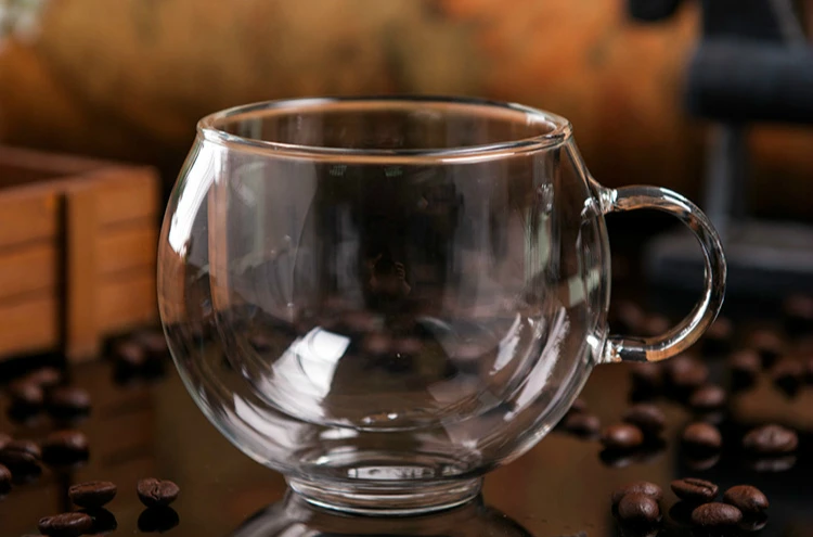 Bodum дизайнер двойными стенками стекло анти-ожога Кофе Чайные пары кафе Pu'er Улун ароматизированный чай Кружка теплоизоляция посуда для напитков