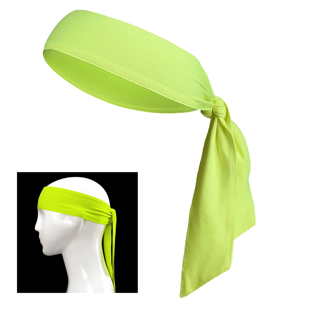Absorbent Sports Headband Moisture Wicking Sweatband Hair Band for Running Tennis Volleyball Riding Fitness