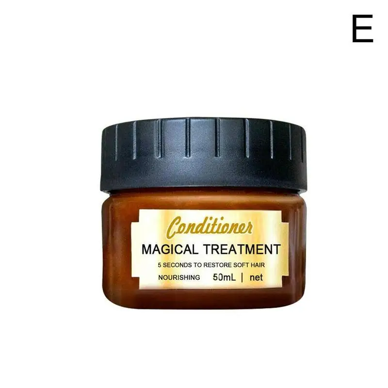 50 мл, волшебная маска для лечения, 5 секунд, восстанавливающая, вьющаяся, мягкая, для кератинового ухода, для лечения волос, гладкие волосы O6K6