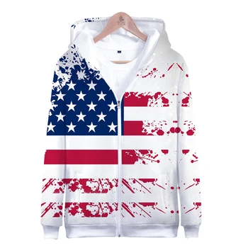 

Independence Day 3D Zipper Hoodies men Fourth of July Hoodie July Fourth women sweatshirts Fashion Casual 3D Hooded kids Coats