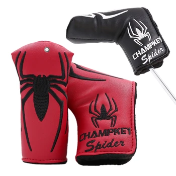 

SPIDER Golf Blade Putter Headcover Outdoor Waterproof PU Putter Cover For Man Women