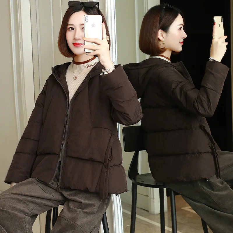

Loose-Fit off Season down Jacket Cotton-padded Clothes Women's 2019 New Style Korean-style Short Thick Cotton-Padded Jacket Slim