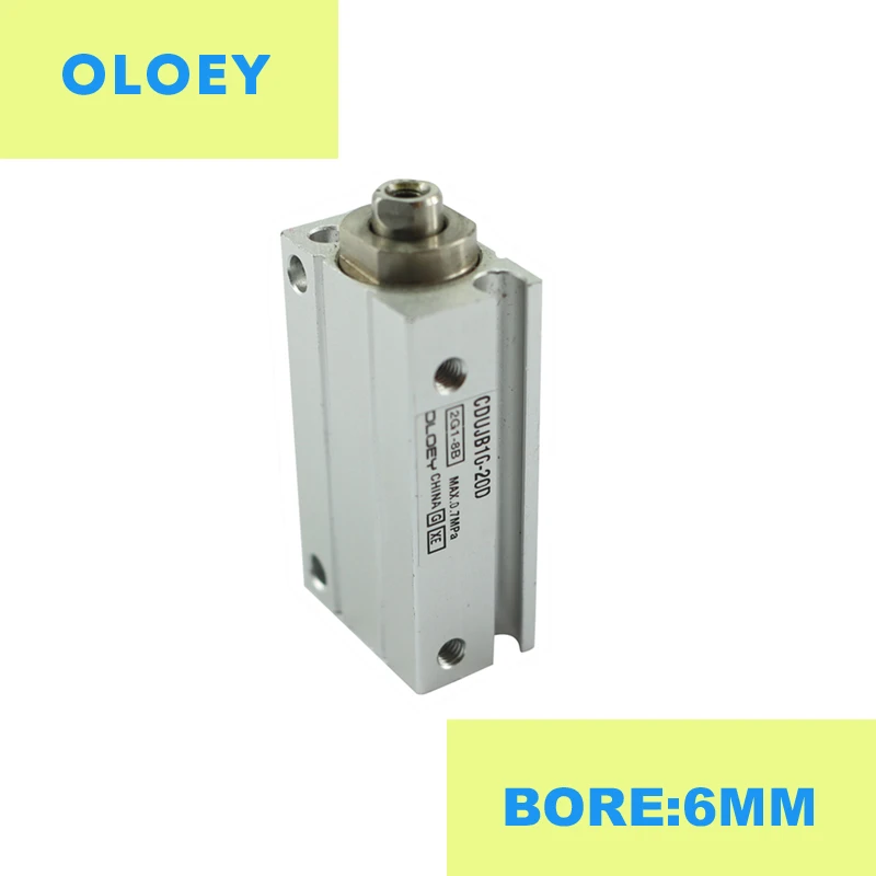 CUJB6-10DM/SM Bore:6mm Storke Mini Free Mount Cylinder Double/Single acting Rod end male/female threaded | Обустройство дома