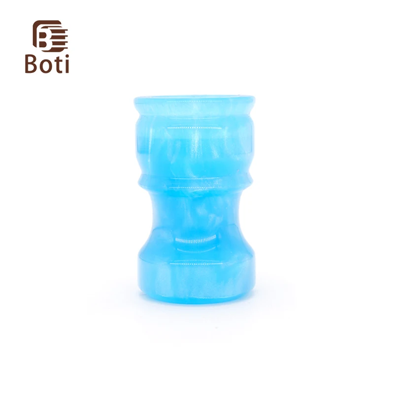 Boti Brush-Handmade Blue Resin Handle High Quality Beard Care Tool Shaving Brush Handle Original Gift For Men