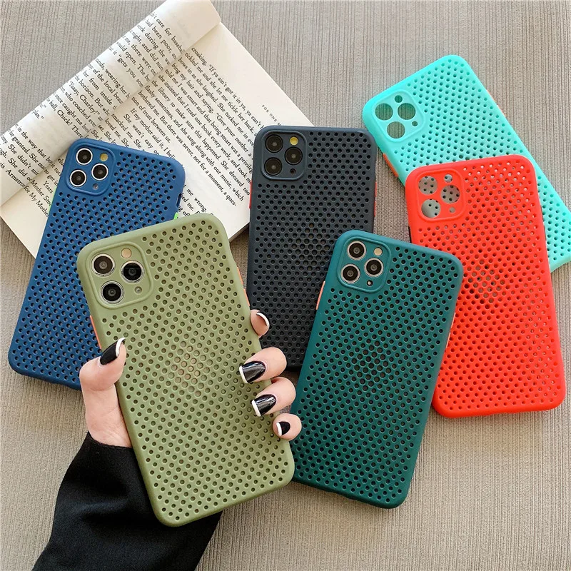 Heat Dissipation Breathable Cooling Phone Case For iPhone 11 11Pro Max