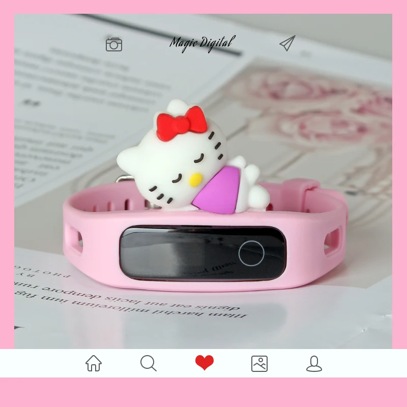 Сменный ремешок для huawei Band 5, силиконовые наручные часы huawei Honor 3e 4e Band 4, умный Браслет для бега - Цвет ремешка: KT cat