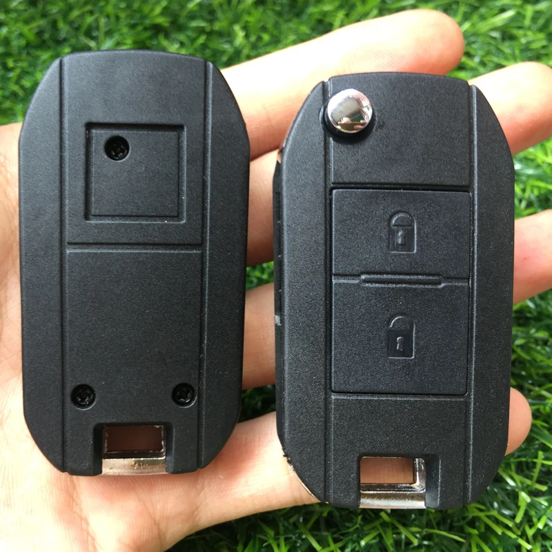 2 кнопки для Peugeot 307 206 207 Citroen C2 модифицированный чехол дистанционного ключа брелка