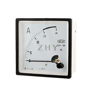

Square Analog Current Meter Ammeter Gauge AC 0-15A