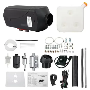 

12V 3Kw/5Kw/8Kw Single Hole Car Diesel Heater Parking Heater Car Air Heater For Car / Truck Universal Air Heater Full Black