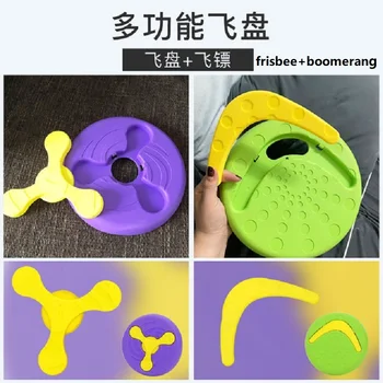 

Free shipping dog toys saucer boomerang dog training flying discs border collies Labrador pet interactive toy