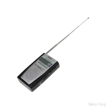 

Portable Mini Slim Radio 2-Band AM FM World Receiver DC 3V Telescopic Antenna BC-R20 S14 20 Dropship