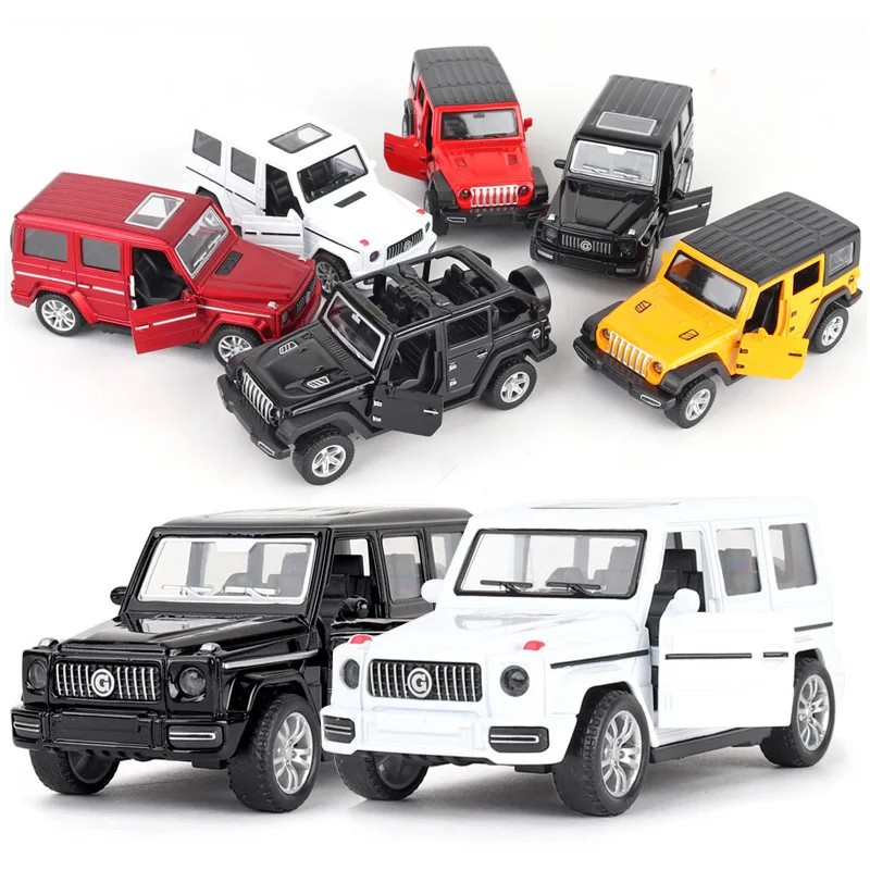 

6 Color Children Mini Car Toy Model Alloy Back Force Simulation Off-road Vehicle Model Baking Cake Decoration Vehicle New