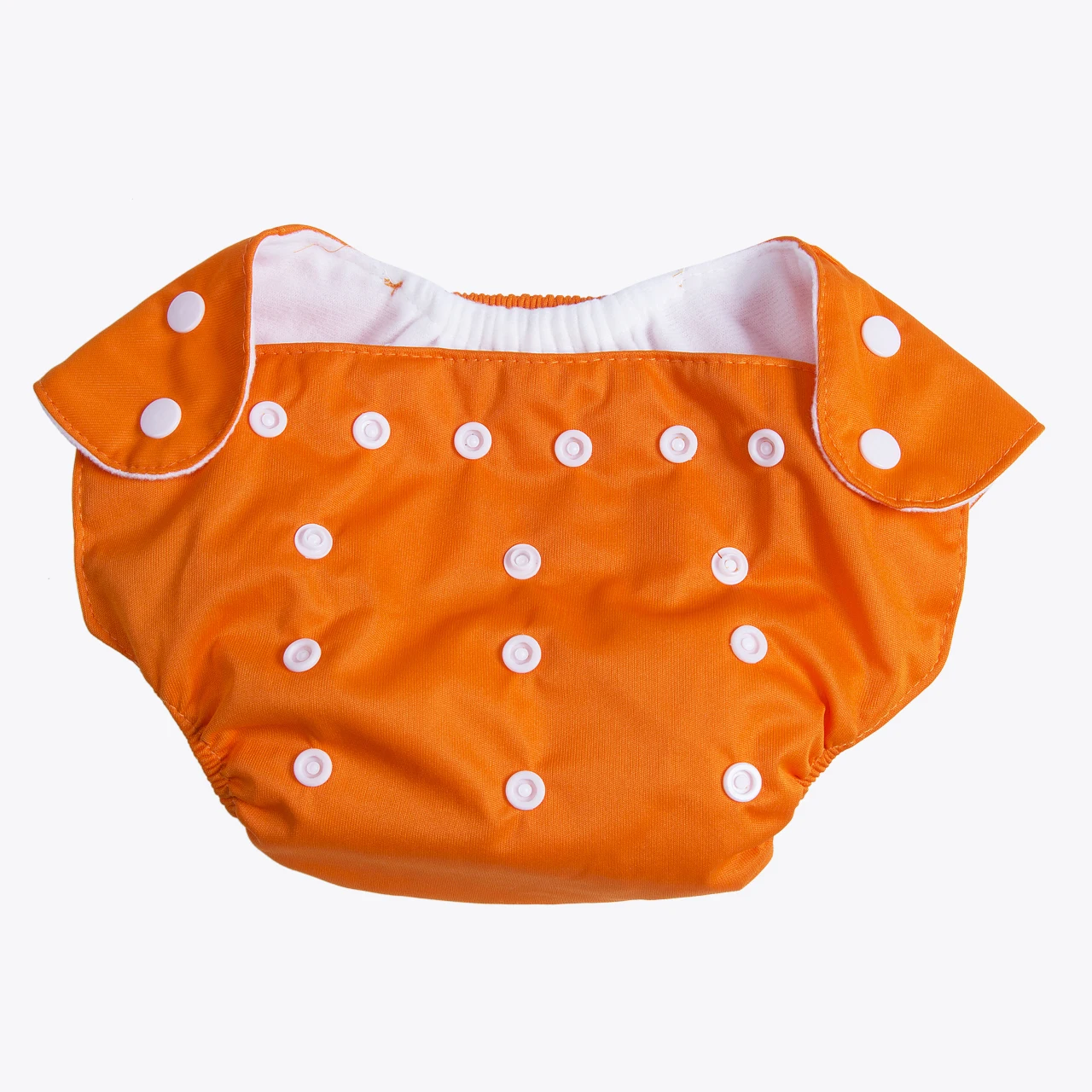 Регулируемый тканевый подгузник многоразовый лот для маленьких мальчиков и девочек тканевые подгузники мягкие чехлы многоразовый тканевый подгузник подгузники 1 шт - Цвет: Orange