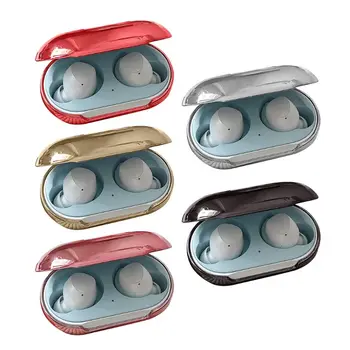 

Electroplating Hard PC Case Full Protective Cover for Sam-sung Ga-laxy Buds Wireless Bluetooth Headset Charging Box