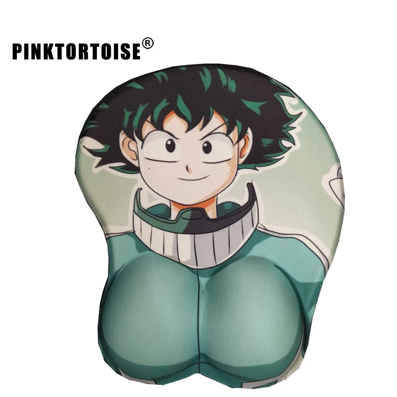 

Anime My Hero Academia mousepad 3d chest Soft Silicon 3D Midoriya IzukuMouse Pad anime Ergonomic Mouse Pad Gaming MousePad