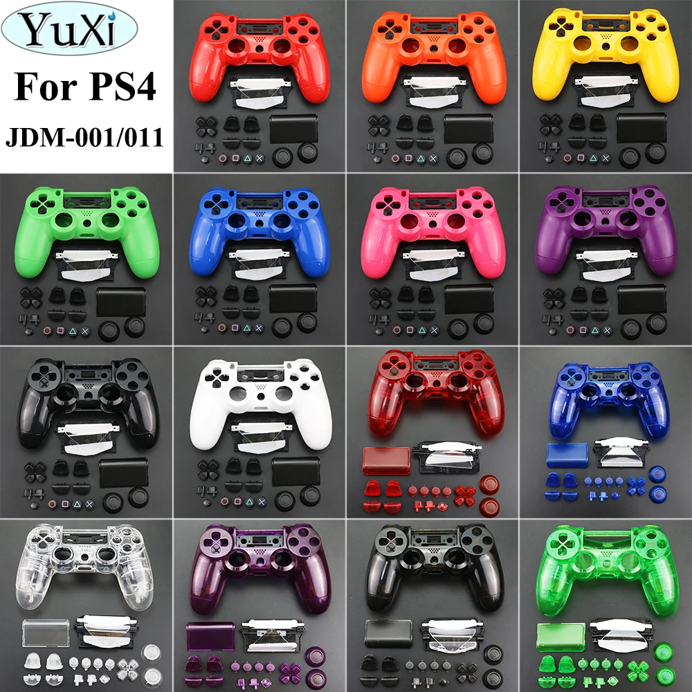 Прозрачный пластиковый жесткий чехол YuXi для Sony Playstation 4 PS4 JDM 010 корпус контроллера