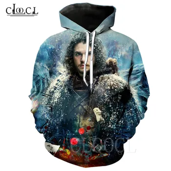 

Game of Thrones Hoodies Oversized Men Women Sweatshirts Hoodie Jon Snow 3D Printed Unisex Harajuku Tops Hoody Men's Pullovers