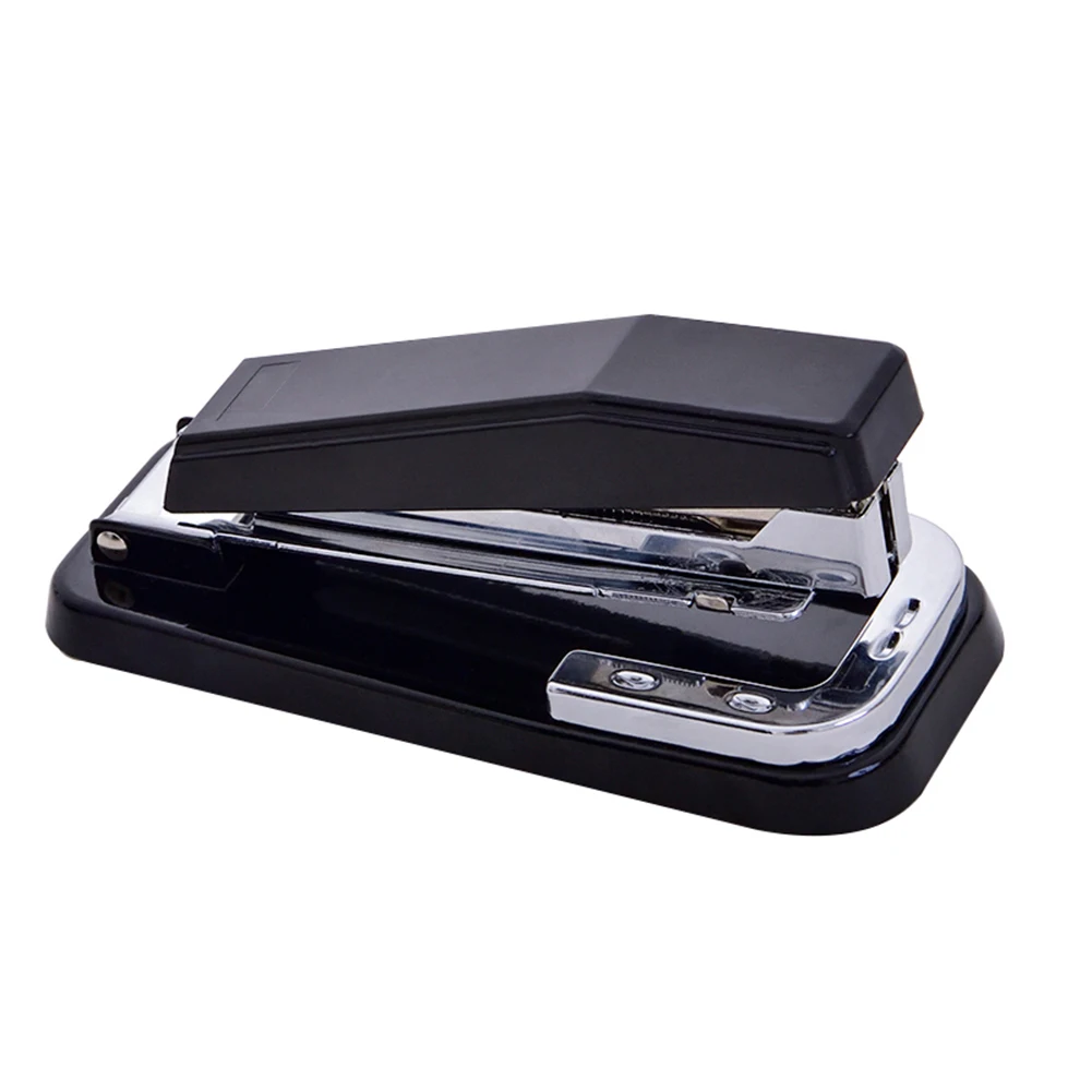 Black Stapler 360 градусов вращающийся степлер школьный Настольный степлер портативные стандартные степлеры и 24/6 1/4 дюйма скобы для документов - Цвет: Black Stapler