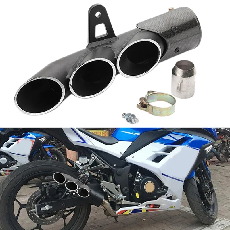 Мотоцикл выхлопной глушитель выхлопной трубы для Yamaha Yzf-R3 Yzf-R6 Gsx-R750 Cbr600Rr 650 Z800 38-51 мм