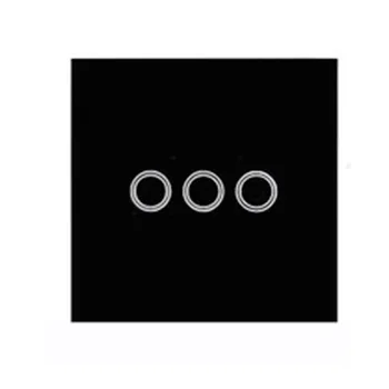 

EU/UK standaard Wit Crystal Glass Panel Touch Switch AC220V EU Light Wall Touch Screen Switch