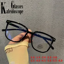 Ponadgabarytowe wykończone okulary dla osób z krótkowzrocznością kobiety mężczyźni moda kwadratowe okulary krótkowzroczne okulary korekcyjne-1 0 1 5 2 0 2 5 to -6 tanie tanio Kaleidoscope Glasses Unisex Z tworzywa sztucznego NONE CN (pochodzenie) Stałe JSY6250 FRAMES Akcesoria do okularów 4950