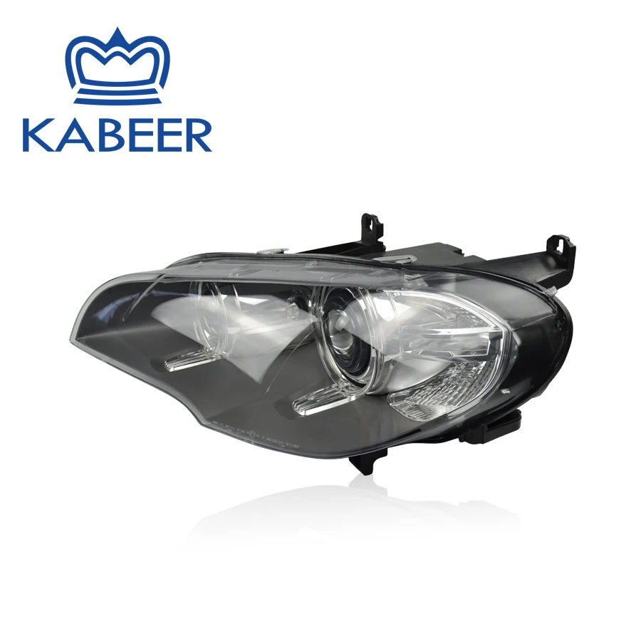 Налобный фонарь в сборе подходит для BMW X5 серии E70 2008-2011 полный Plug& Play Aftermarket автомобильный передний светильник