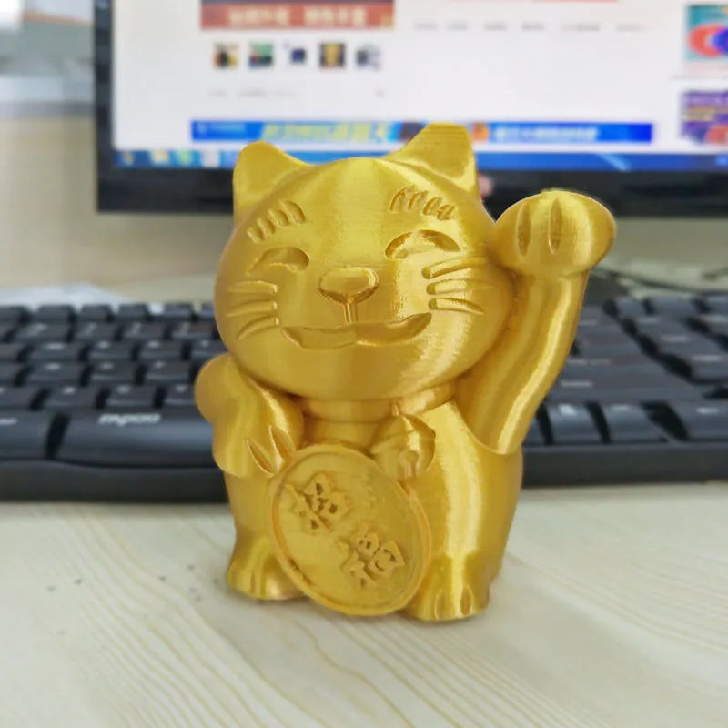 Filamento de Seda Dourada Impressora 0.5kg - 1kg Impressão Plástico Resina Mais Vendidos Pla 3d 1.75mm - Imagem 6