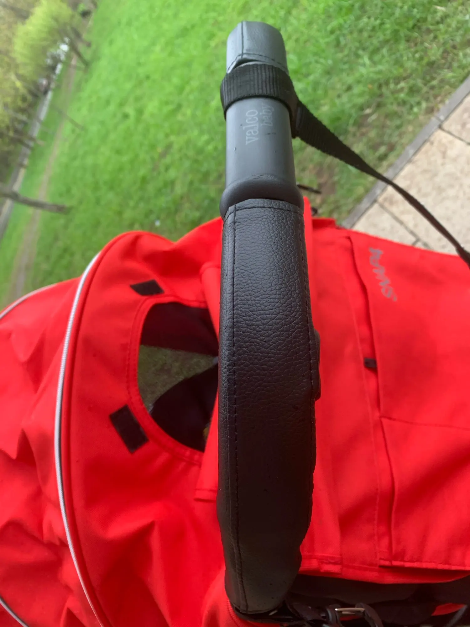3 Pcs Leather Handle Covers Compatible with Valco Baby Snap 4 Stroller Pram Bar Sleeve Case Armrest Cover Stroller Accessories baby stroller accessories bassinet