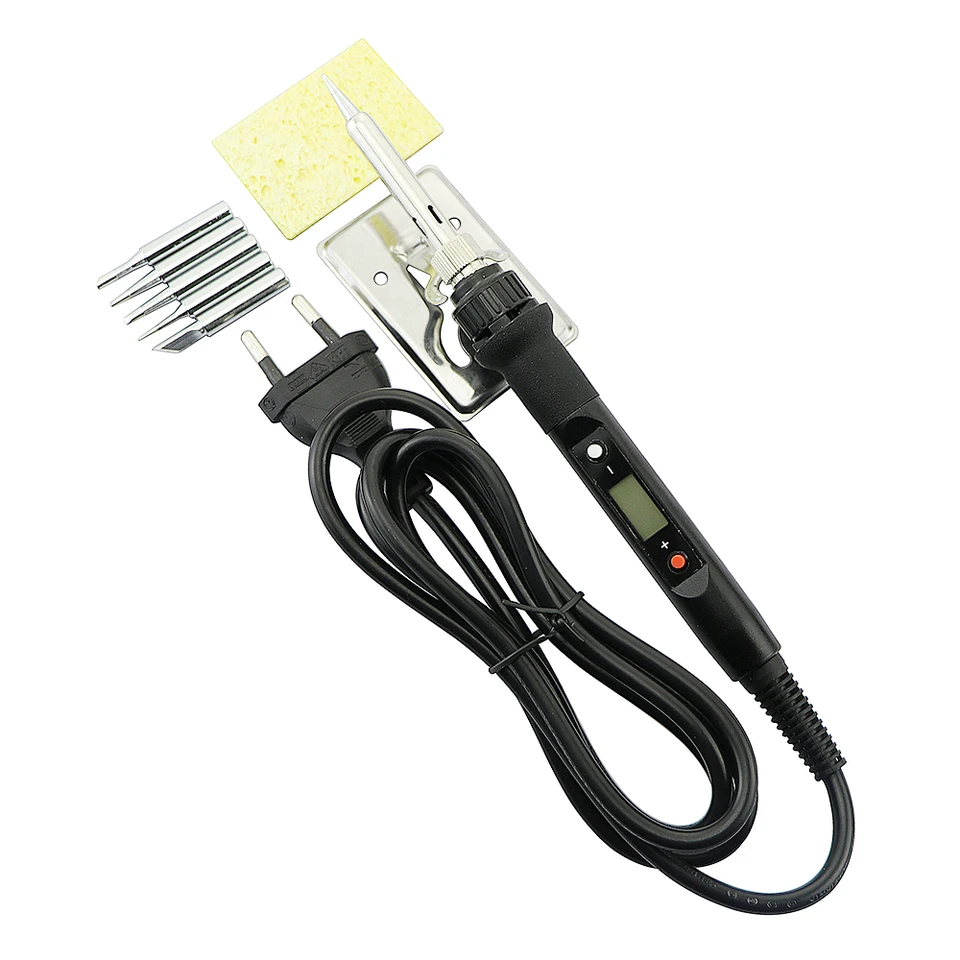 80W Soldering Iron Adjustable Temperature Digital LCD Electric Welding Tool New