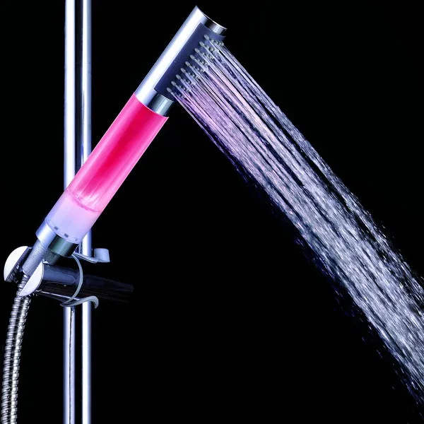 Shower Head Led Temperature Shower Spray Heads Colorful Self-color Shower Led Round Round Hand Shower L1008