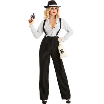 

Dancing Stage Costumes Role Play Female Cowboy OL Strap Suit Make Up Party Permance Costume Women Halloween Costume Sportswear