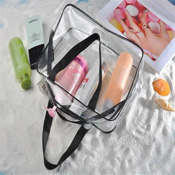 

Creative PVC Travel Organizer Clear Makeup Case Beautician Cosmetic Bag Toiletry Storage Bag Organizer Protable Wash pouch