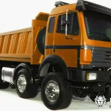 LESU 1/14 RC Bz 8*8 гидравлический подъемный самосвал окрашенный I6S радио мотор ESC THZH0335