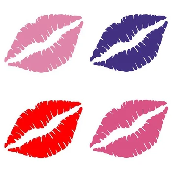 

Kiss Lip Sexy Girl Lipstick Car Wall Sticker Decals Vinyl Car Window Home Decoration Waterproof Personality Stickers