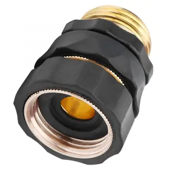 

4Pcs Hose Connector Brass Adapter Fittings Garden Watering Equipment Accessories 3/4in Hose Fittings Quick Couplings