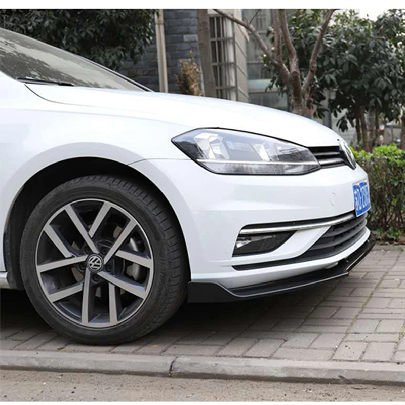MK7.5- передний бампер спойлер для Volkswagen Golf 7,5 3 в поп упаковке, АБС-пластик передний блеск для губ