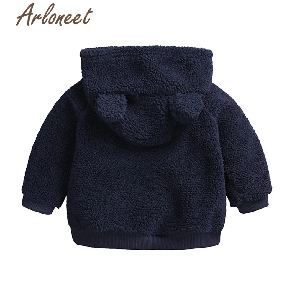 ARLONEET пальто с героями мультфильмов теплое зимнее плотное пальто для маленьких мальчиков верхняя одежда с капюшоном и медвежьими ушками г. Хлопковое пальто для новорожденных верхняя одежда для мальчиков