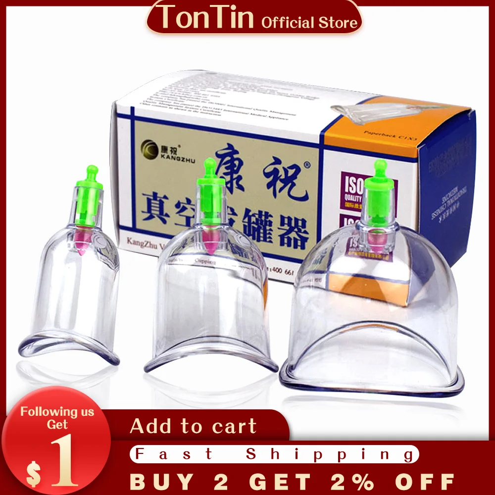 

3pcs/kit joints Jar for Massage Body Cups Silicone Vacuum Cupping Ventosas Ventouse vacuum bank Weight massage Cupping Apparatus