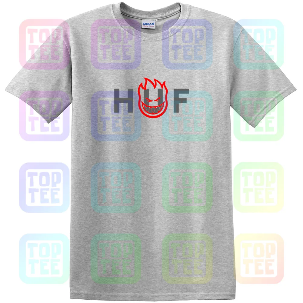 Уличная одежда HUF World SPITFIRE OG футболка с логотипом белая футболка для скейтборда мужская осень