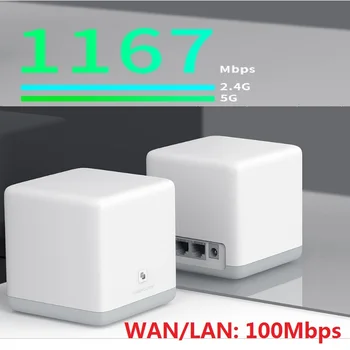

Chin-Firmware Tenda Nova MW6 Whole Home Mesh Wireless WiFi System 11AC 2.4G/5.0GHz Wireless Router / Repeater, 100Mbps RJ45 Port