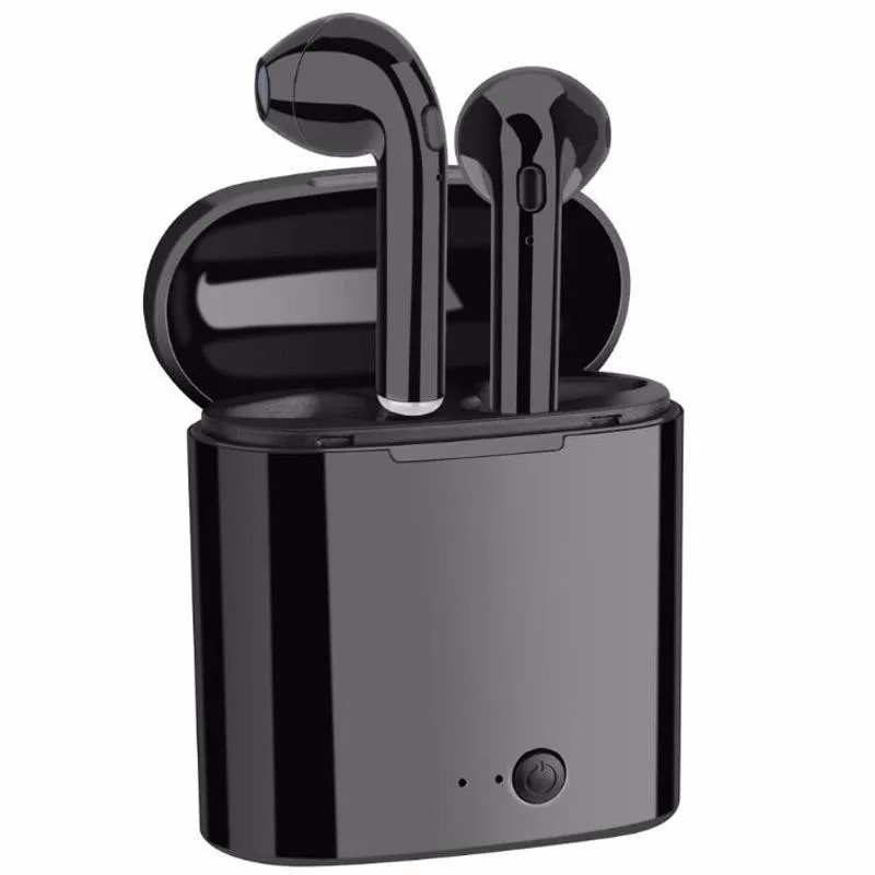 Беспроводные Bluetooth наушники Близнецы наушники с зарядным устройством громкой связи стереонаушники для музыки с микрофоном для samsung S10 a70 A50