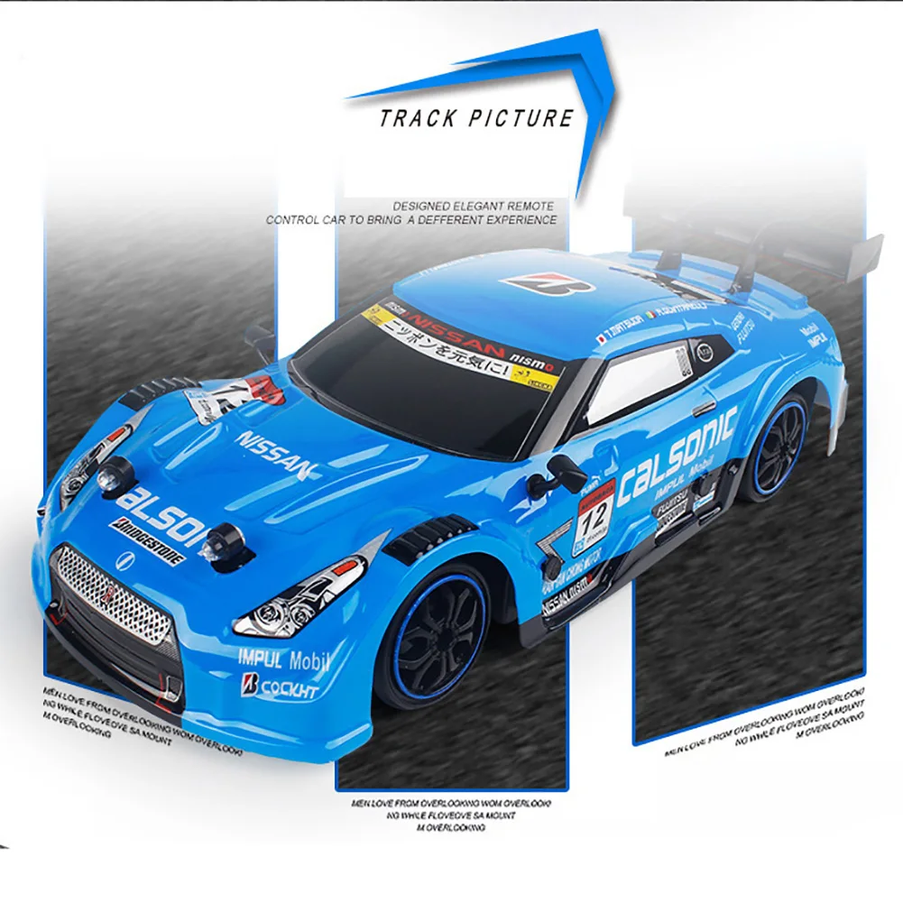 

2.4G 4WD Vehicle Electronic Toy Rechargeable Racing Drift Collision Resisitant Off Road High Speed Outdoors Remote Control Car