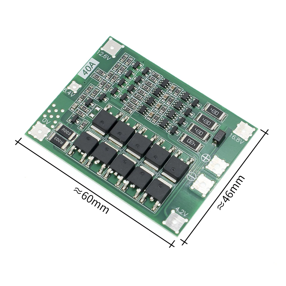 10 шт. 4S 40A литий ионная литиевая батарея 18650 зарядное устройство PCB BMS Защитная