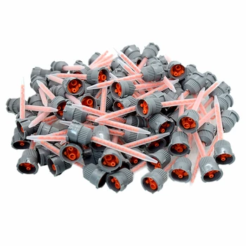 

Static Mixer AB Glue Mixing Tube 10:1 Mixing Nozzle Syringe 50pcs Set for AB Glue Gun 50mL 10:1 Dual Cartridge Epoxy Adhesives