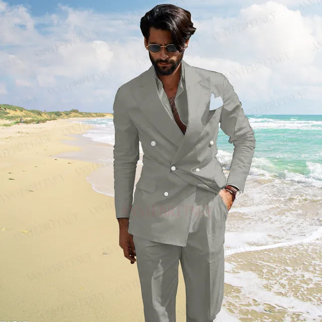 Wedding Tuxedo Jacket Pants Set 