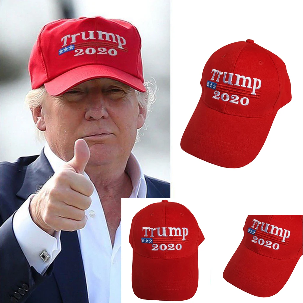 Модная бейсболка с вышивкой Дональд Трамп 2020|Мужские бейсболки| |
