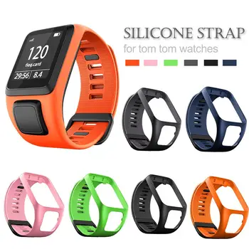 

Simplicity Silicone Wrist Band Strap Ventilation Adjustable Durable for TomTom Adventurer Golfer Runner Watch Accessories