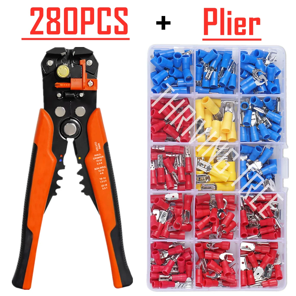 Kit Cosse Electrique, GEBAUM 105 Pieces Laiton Connecteur Electrique Kit Cosse Electrique, GEBAUM 105 Pieces Laiton Connecteur Electrique